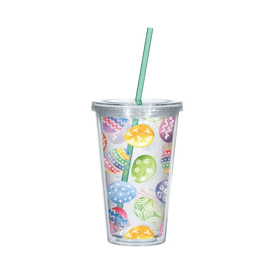 16oz PS D-Wall Travel Tumbler PDQ - Happy Easter