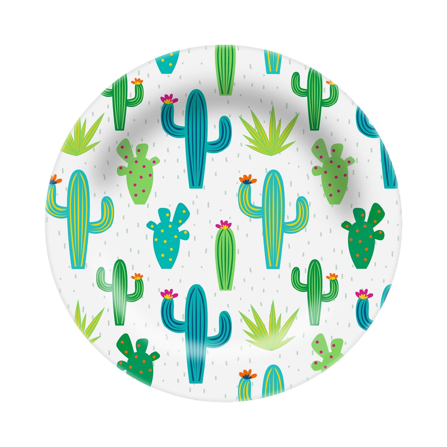 11in Melamine Dinner Plate - Cool Cactus