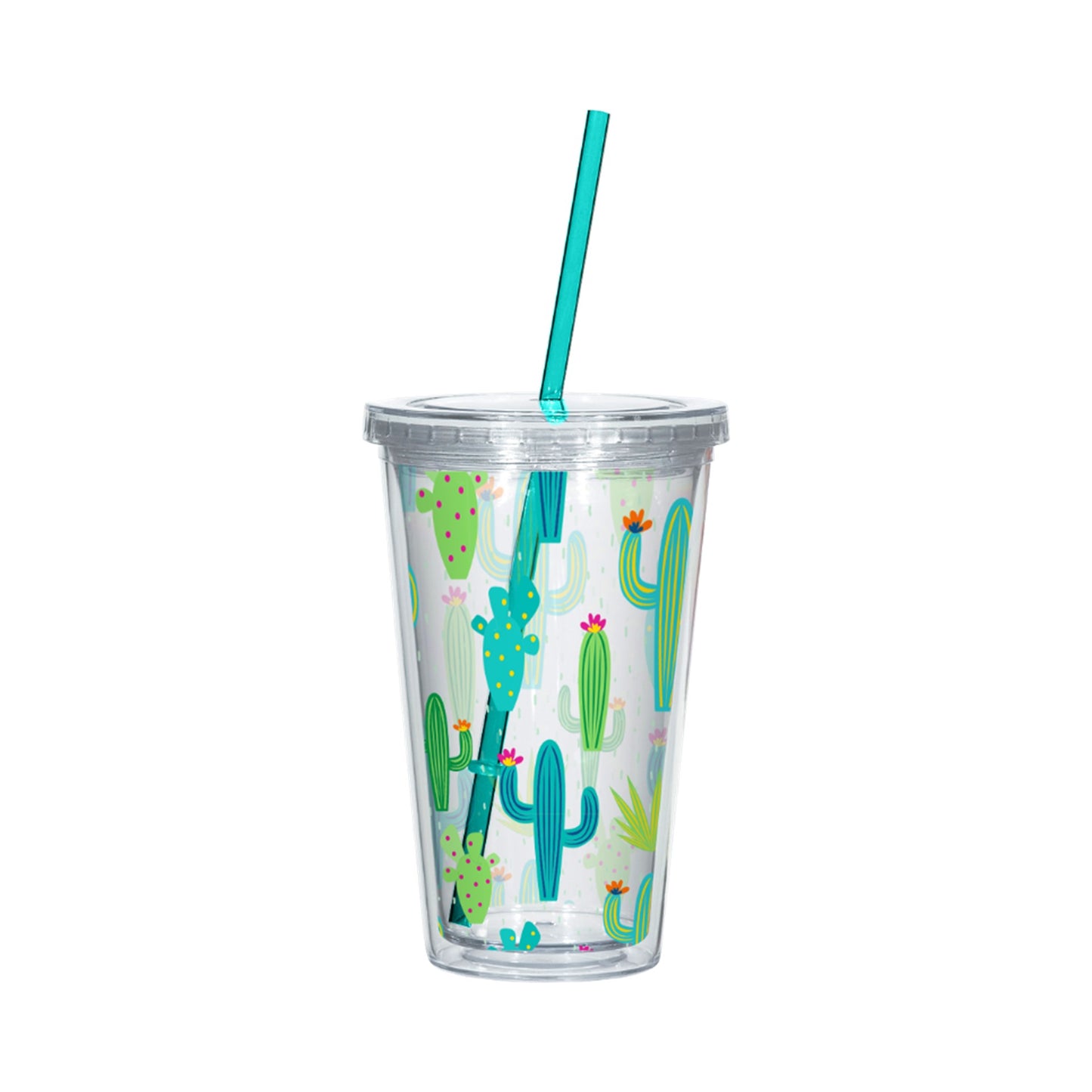 16oz PS D-Wall Travel Tumbler PDQ - Cool Cactus