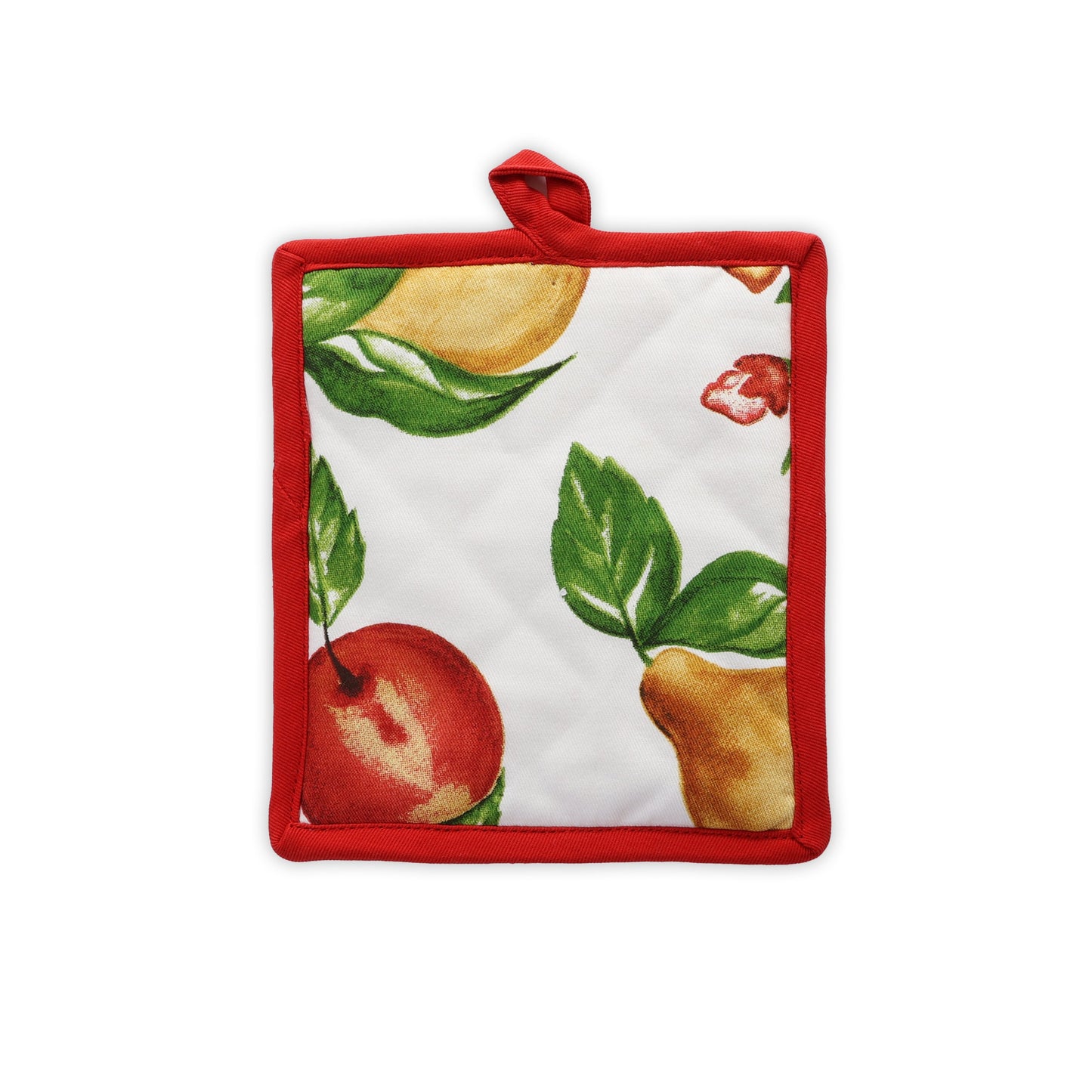 7X8in 100% Cotton Premium Pot Holder - Apples