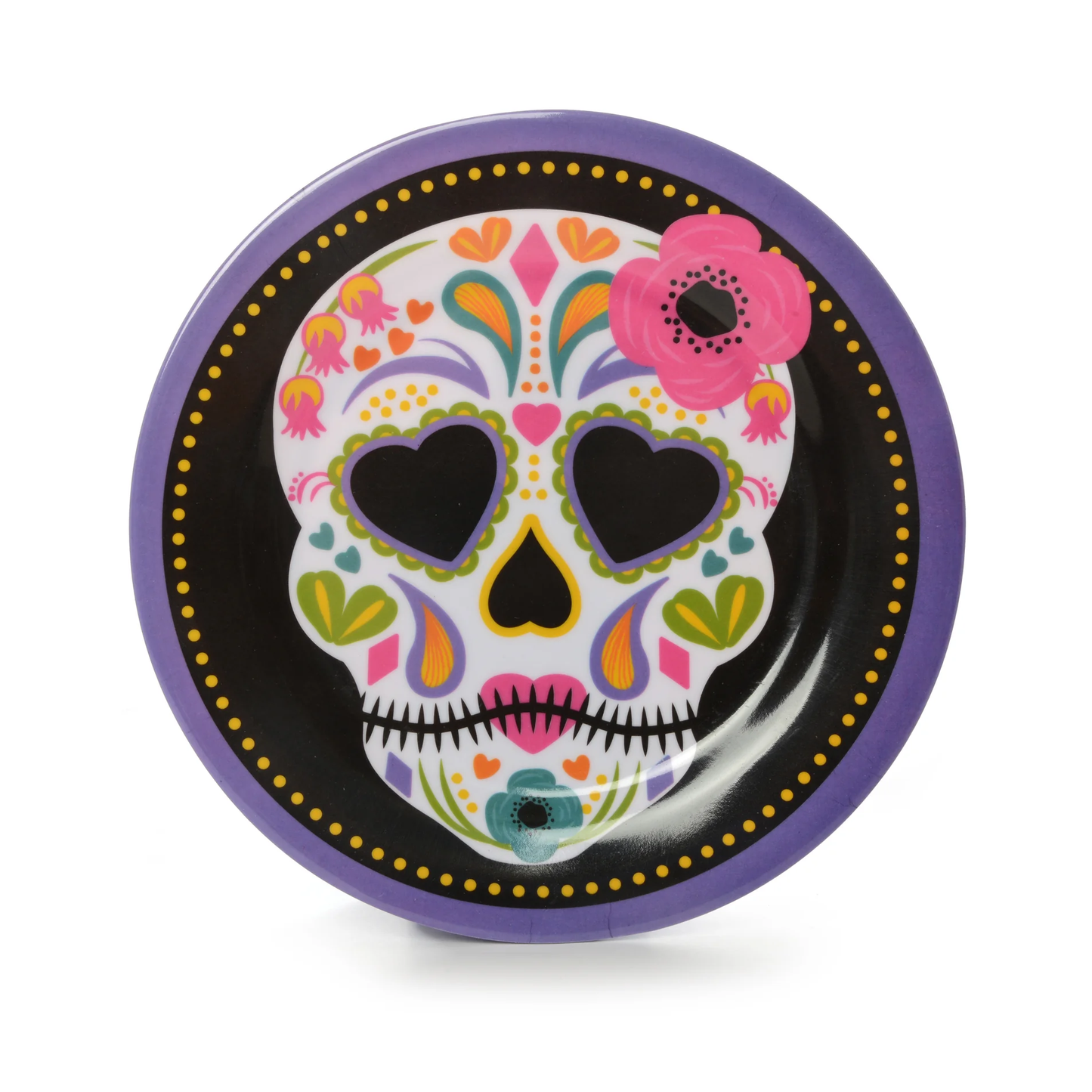 8in Melamine Salad Plate - Day Of The Dead