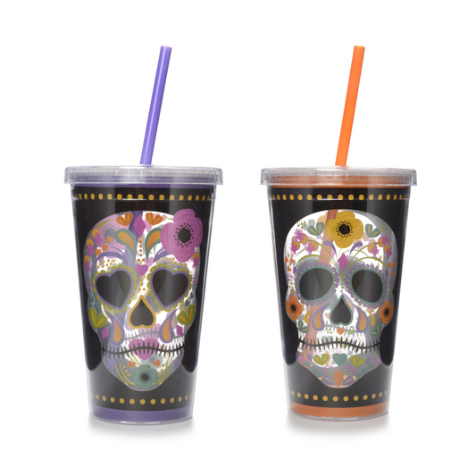 16oz PS D-Wall Travel Tumbler - Day Of The Dead