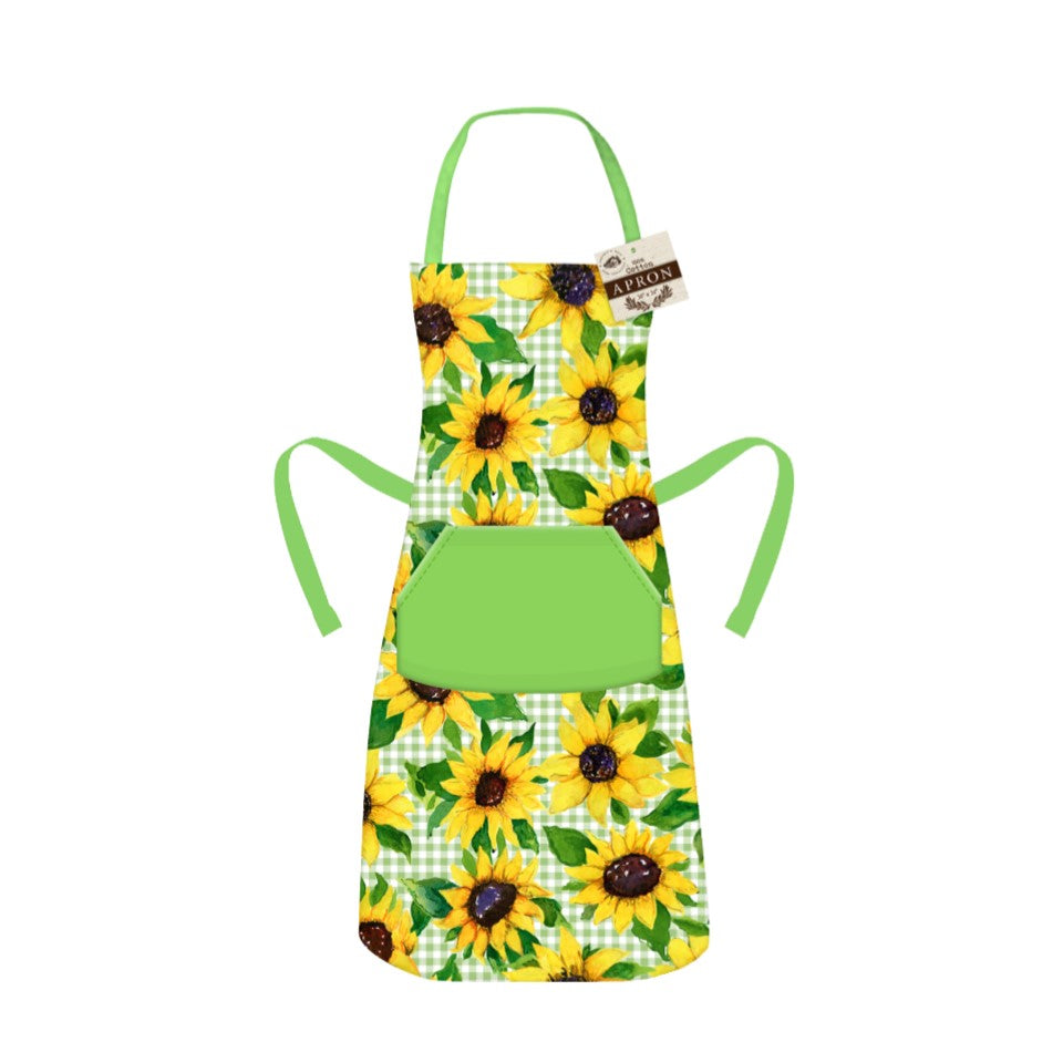 100% Cotton Apron - Sunflowers